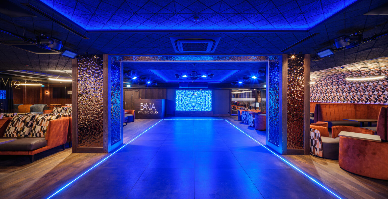 Hotel Bania — multi-zone audio system